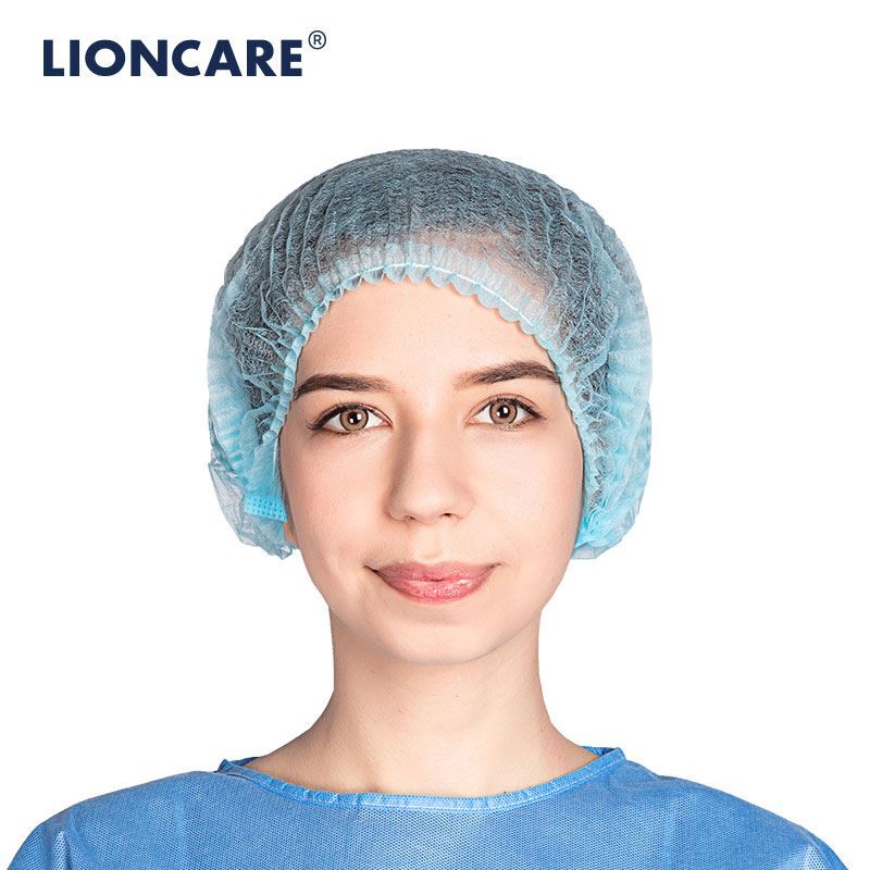 Gorro con clip desechable de un solo elástico de polipropileno LIONCARE®