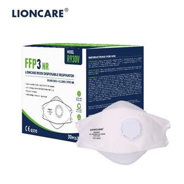 Respirador FFP3 con forma de pez LIONCARE® con válvula