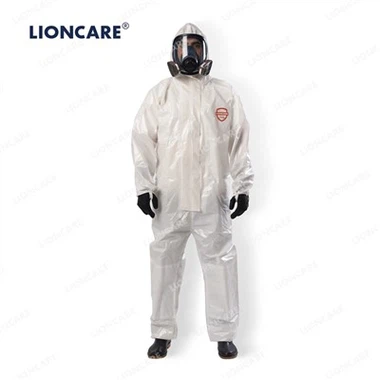 Mono de protección química con costuras selladas LIONCARE® CoverPremPro